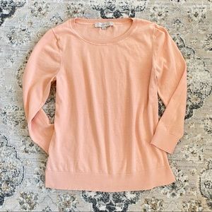 LOFT 3/4 sleeve knit sweater
